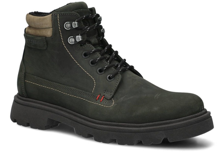 Buty Meskie Nagaba Skorzane | Trzewik Meski Nagaba 471 Crazy Skorzany Khaki