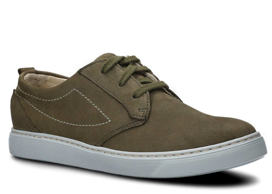 Buty Damskie Nagaba Skorzane | Polbut Nagaba 033 Samuel Skorzany Khaki