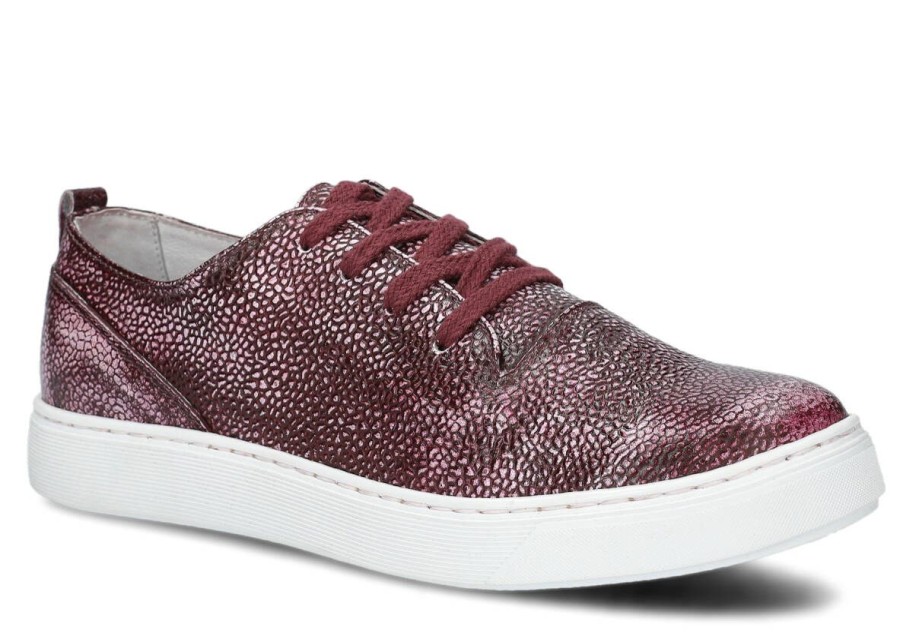 Buty Damskie Nagaba Skorzane | Polbut Nagaba 064 Chicco Skorzany Bordo