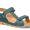 Buty Damskie Nagaba Skorzane | Sandaly Damskie Nagaba 306 Rustic Skorzany Zielony