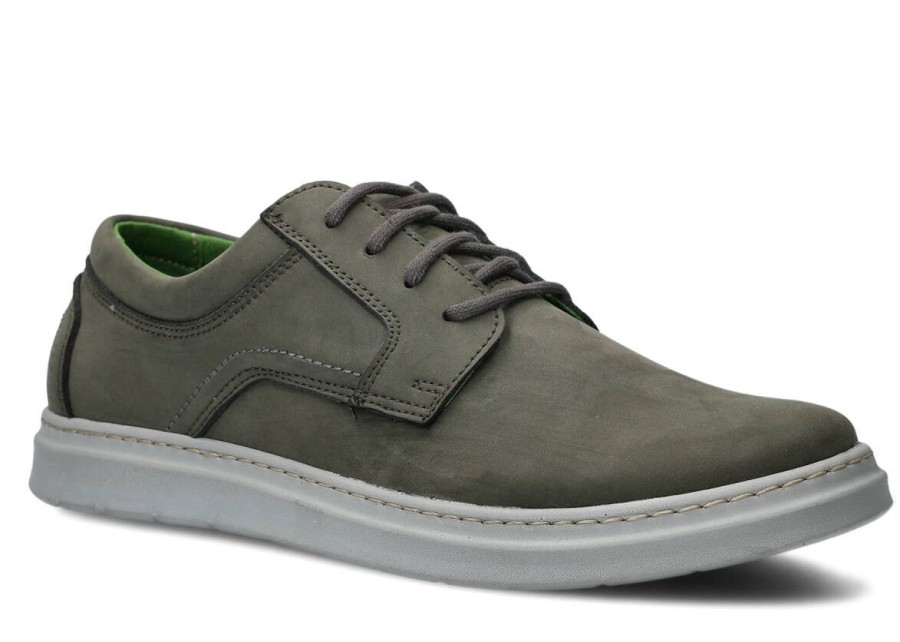 Buty Meskie Vegan Casual | Polbut Meski Nagaba 440 Nubuk Vegan Khaki