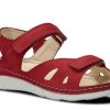 Buty Damskie Nagaba Skorzane | Sandaly Damskie Nagaba 102 Samuel Skorzany Malinowy Roz