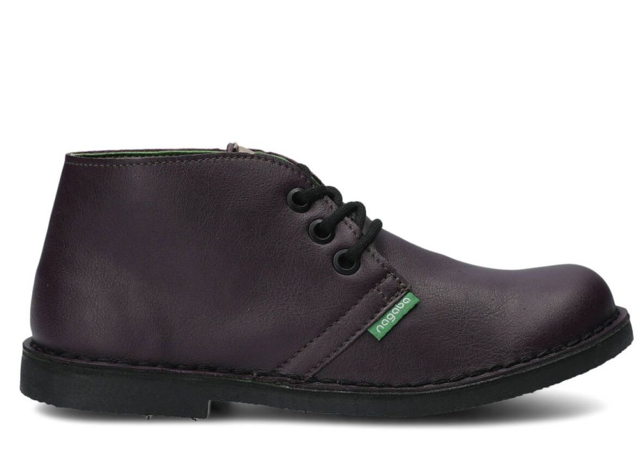 Buty Damskie Vegan Zimowe | Trzewik Nagaba 082 Cross Vegan Fiolet