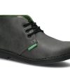 Buty Damskie Vegan Zimowe | Trzewik Nagaba 082 Cross Vegan Szary