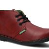 Buty Damskie Vegan Zimowe | Trzewik Nagaba 082 Cross Vegan Czerwony