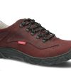 Buty Meskie Nagaba Skorzane | Polbut Trekkingowy Meski Nagaba 400 Crazy Skorzany Bordo