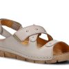 Buty Damskie Nagaba Skorzane | Sandaly Damskie Nagaba 305 Rustic Skorzany Jasny Popiel