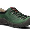 Buty Meskie Nagaba Skorzane | Polbut Trekkingowy Meski Nagaba 444 Crazy Skorzany Zielony