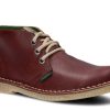 Buty Damskie Vegan Zimowe | Trzewik Nagaba 082 Grain Vegan Bordo