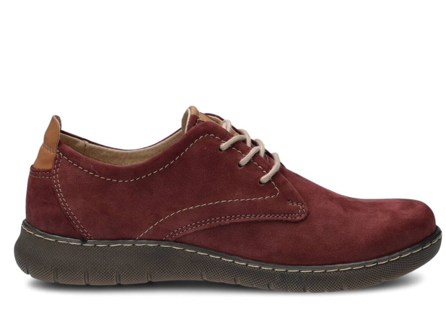 Buty Damskie Nagaba Skorzane | Polbut Nagaba 331 Samuel Skorzany Bordo