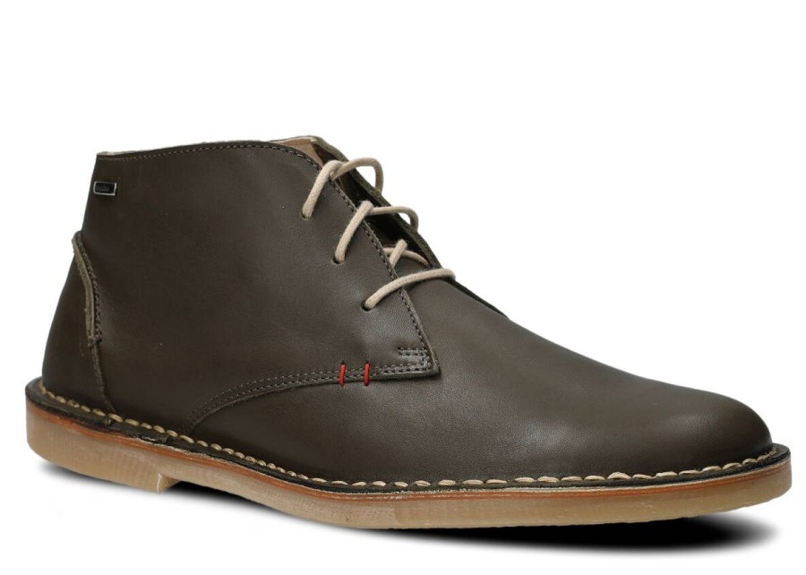 Buty Meskie Nagaba Skorzane | Trzewik Meski Nagaba 422 Sovage Skorzany Khaki