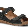 Buty Damskie Nagaba Skorzane | Sandaly Damskie Nagaba 359 Rustic Skorzany Czarny