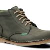 Buty Meskie Vegan | Trzewik Meski Nagaba 076 Nubuk Vegan Khaki